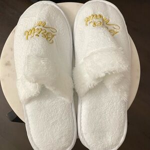 BRIDESMAID SLIPPERS-NWT